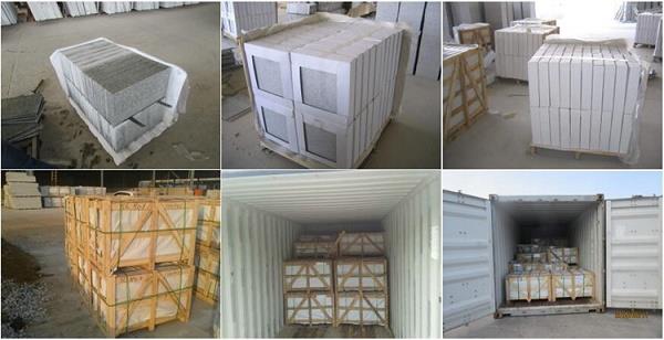 black granite tiles packing &loading