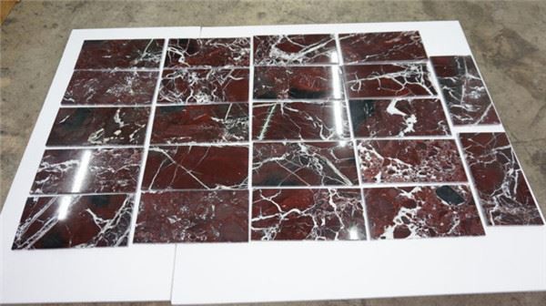 rosso levanto marble tile for floor