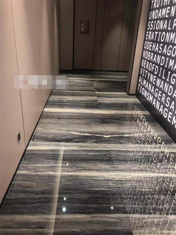 Palissandro Dark Blue tiles for stair