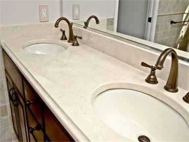 Crema Marfil Marble Vanity Top