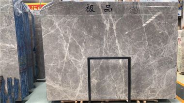 Grár marmaraflísar