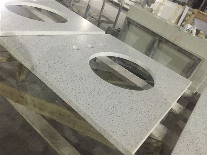 white galaxy quartz countertop