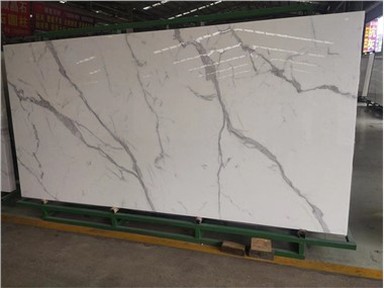 Calacatta hvítur nanókristallaður glersteinn