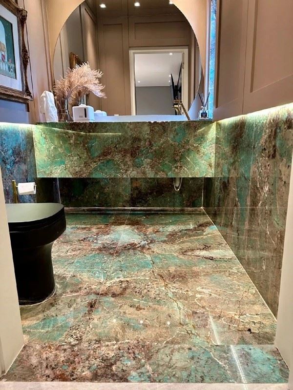 Amazonite Quartzite Bathroom Countertops