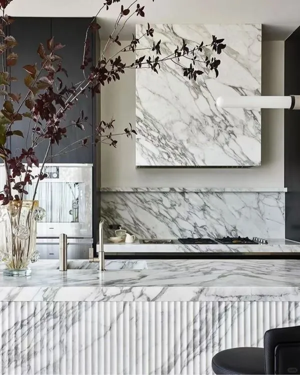 Arabescato marmara borðplötur