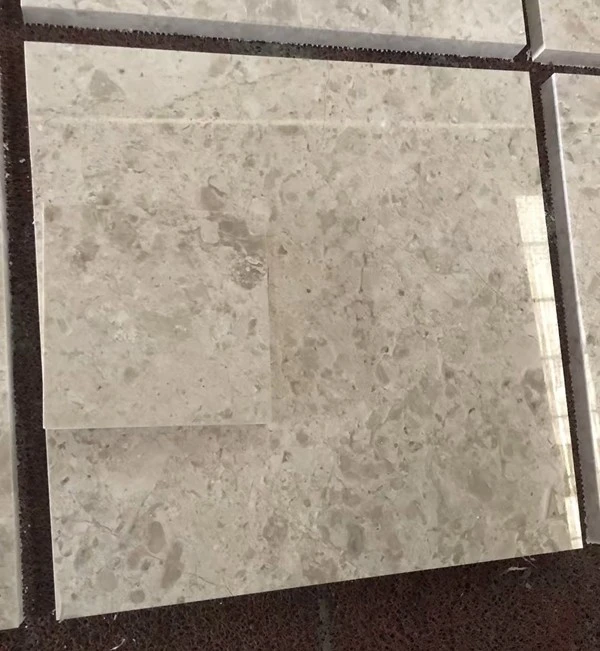Beige Marble Floor Square Tiles