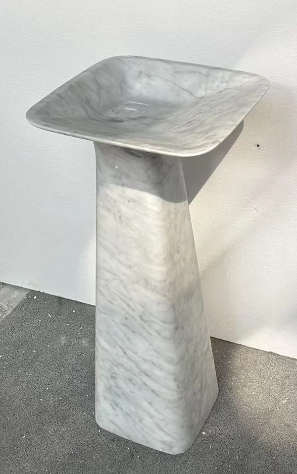 Carrara marmara stallvaskur