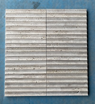 Beige Travertine Groove Mosaic