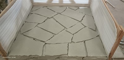 Hvítur sandsteinn malbik