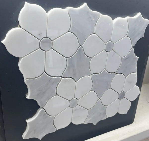 Waterjet Tiles marble Mosaic