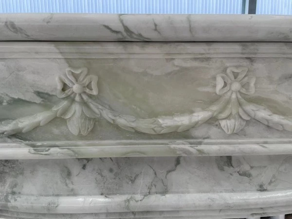 onyx fireplace carving